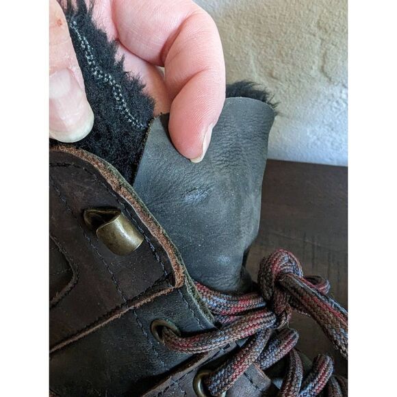 Sorel Women's Leather Lace-up Lined Winter Snow Boots Duck Boots - Size 8 - Picture 9 of 9